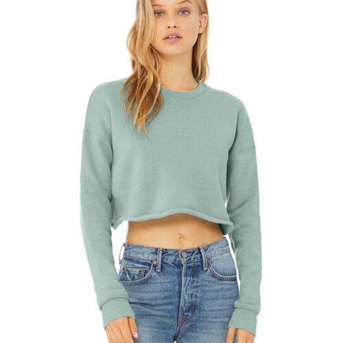 Ladies' Cropped Fleece Crew Thumbnail