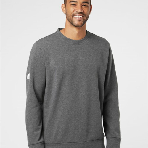 Adidas Unisex Fleece Crewneck Sweatshirt A434 Unisex Fleece Crewneck Sweatshirt Thumbnail