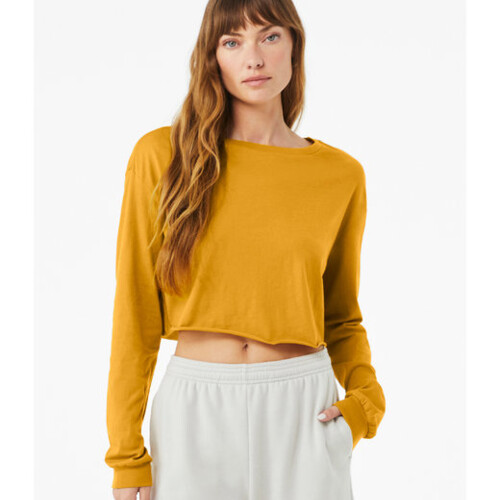 Bella + Canvas Ladies' Cropped Long-Sleeve T-Shirt 6501B Ladies' Cropped Long-Sleeve T-Shirt Thumbnail
