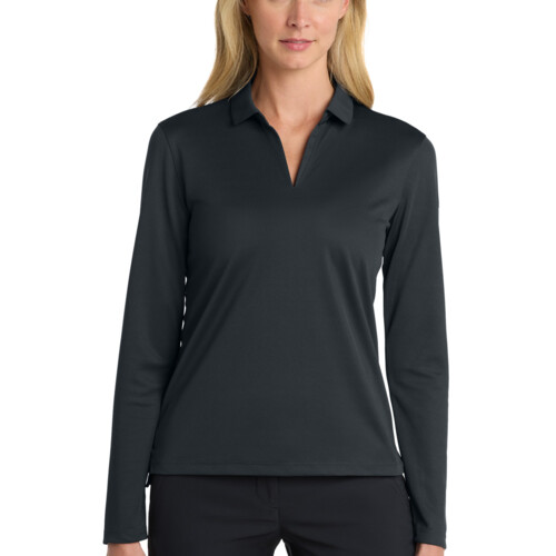 Nike Women's Dri FIT Micro Pique 2.0 Long Sleeve Polo NKDC2105 Women's Dri FIT Micro Pique 2.0 Long Sleeve Polo Thumbnail