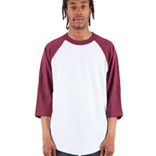 Shaka Wear Adult Three-Quarter Sleeve Raglan T-Shirt SHRAG Adult Three-Quarter Sleeve Raglan T-Shirt Thumbnail