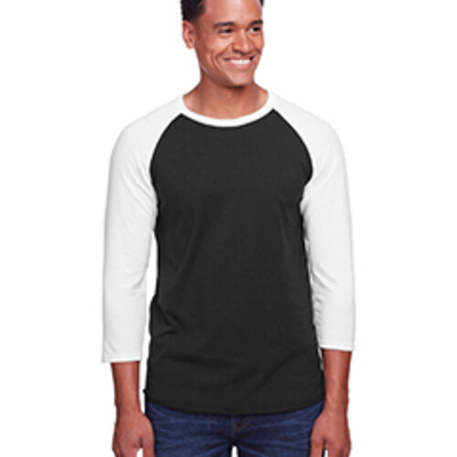 Unisex Three-Quarter Sleeve Raglan T-Shirt Thumbnail