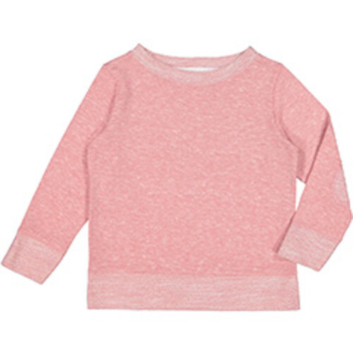Rabbit Skins Toddler Harborside Melange French Terry Crewneck with Elbow Patches RS3379 Toddler Harborside Melange French Terry Crewneck with Elbow Patches Thumbnail