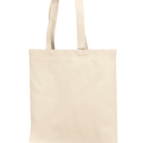 Cotton Canvas Tote Bag With Self Fabric Handles Thumbnail