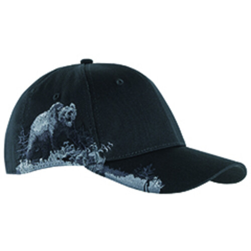 Brushed Cotton Twill Grizzly Bear Cap Thumbnail