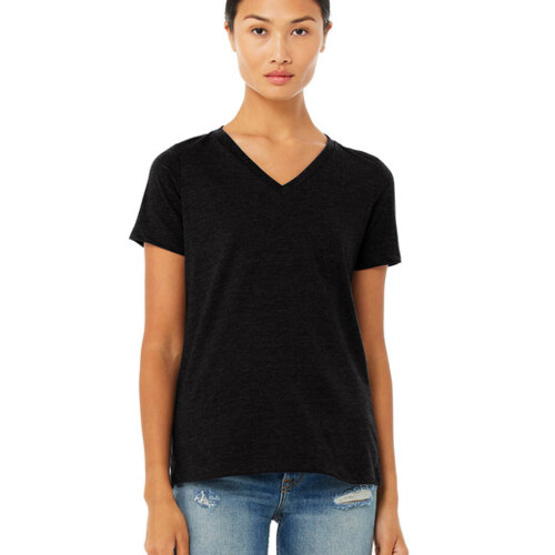 Bella + Canvas Ladies' Relaxed Heather CVC Jersey V-Neck T-Shirt 6405CVC Ladies' Relaxed Heather CVC Jersey V-Neck T-Shirt Thumbnail