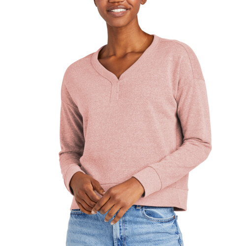 District Women's Perfect Tri ® Fleece V Neck Sweatshirt DT1312 Women's Perfect Tri ® Fleece V Neck Sweatshirt Thumbnail