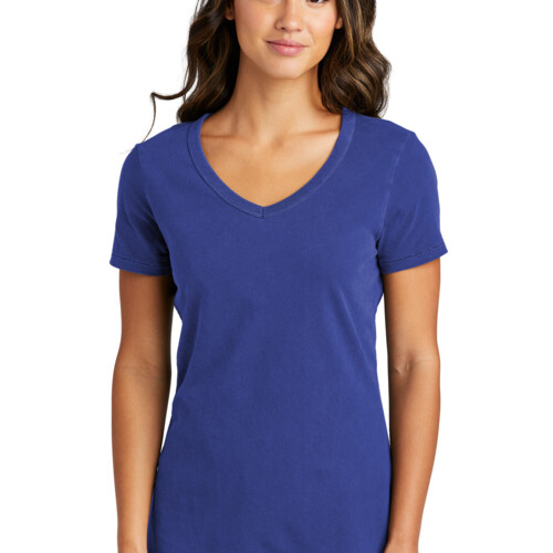 Port & Company Garment Dyed V Neck Tee LPC099V Garment Dyed V Neck Tee Thumbnail