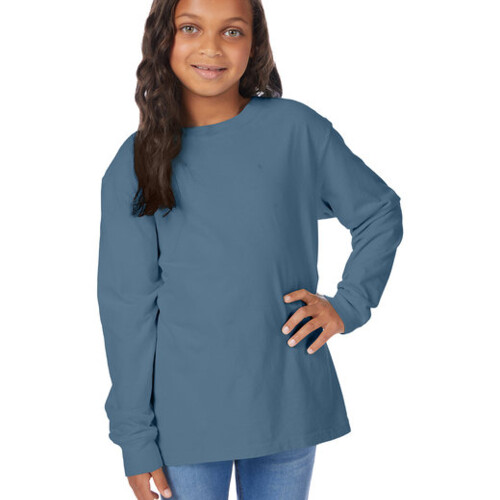 ComfortWash by Hanes Youth Crew Long-Sleeve T-Shirt GDH275 Youth Crew Long-Sleeve T-Shirt Thumbnail