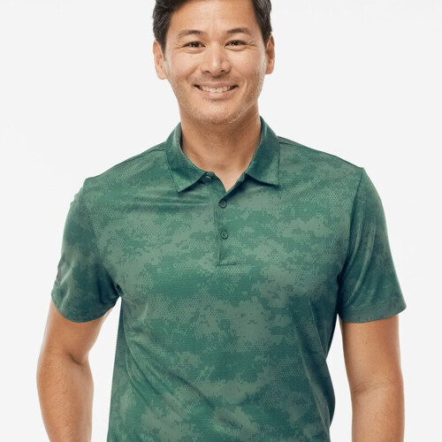 Adidas Men's All Over Camo Print Polo A550 Men's All Over Camo Print Polo Thumbnail