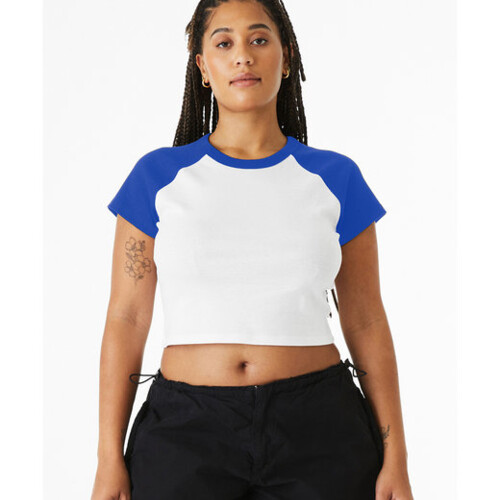 Ladies' Micro Ribbed Raglan Baby T-Shirt Thumbnail