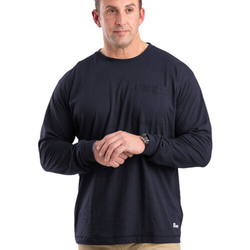 Berne Apparel Unisex Performance Long-Sleeve Pocket T-Shirt BSM39 Unisex Performance Long-Sleeve Pocket T-Shirt Thumbnail