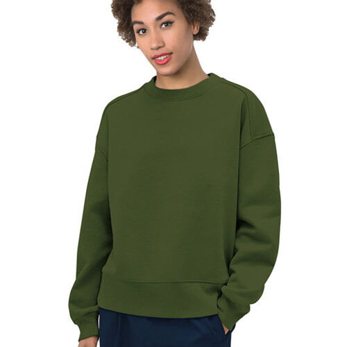 Bayside Ladies' USA Made Crewneck Sweatshirt 7702BA Ladies' USA Made Crewneck Sweatshirt Thumbnail