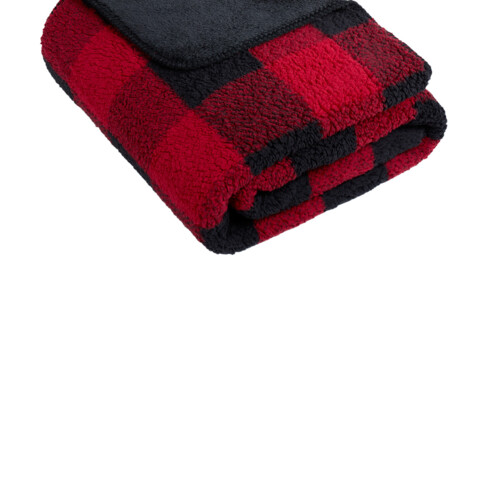 Port Authority Double Sided Sherpa/Plush Blanket BP48 Double Sided Sherpa/Plush Blanket Thumbnail