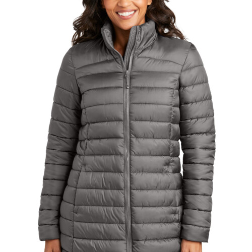 Port Authority Women's Horizon Puffy Long Jacket L365 Women's Horizon Puffy Long Jacket Thumbnail