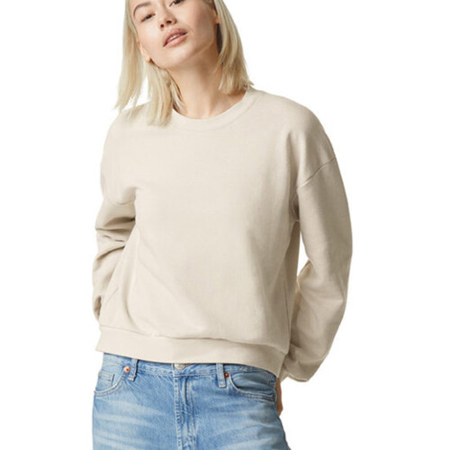 American Apparel Ladies' ReFlex Fleece Crewneck Sweatshirt RF494 Ladies' ReFlex Fleece Crewneck Sweatshirt Thumbnail