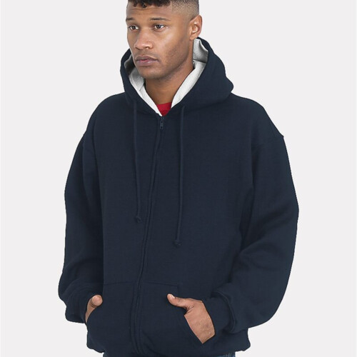 Bayside Unisex USA-Made Super Heavy Thermal Lined Full-Zip Hooded Sweatshirt 940 Unisex USA-Made Super Heavy Thermal Lined Full-Zip Hooded Sweatshirt Thumbnail