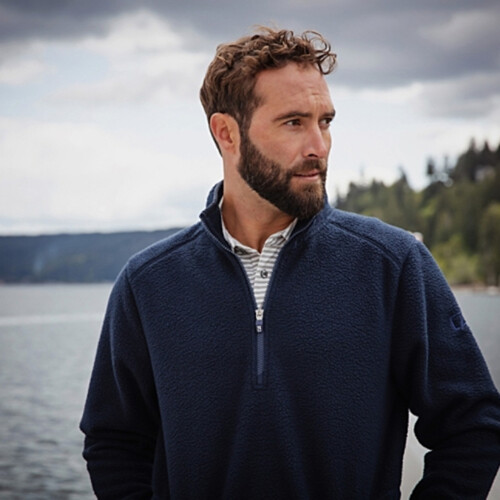 Cutter & Buck Cutter & Buck Cascade Eco Sherpa Fleece Mens Big & Tall Quarter Zip Jacket BCO00071 Cutter & Buck Cascade Eco Sherpa Fleece Mens Big & Tall Quarter Zip Jacket Thumbnail