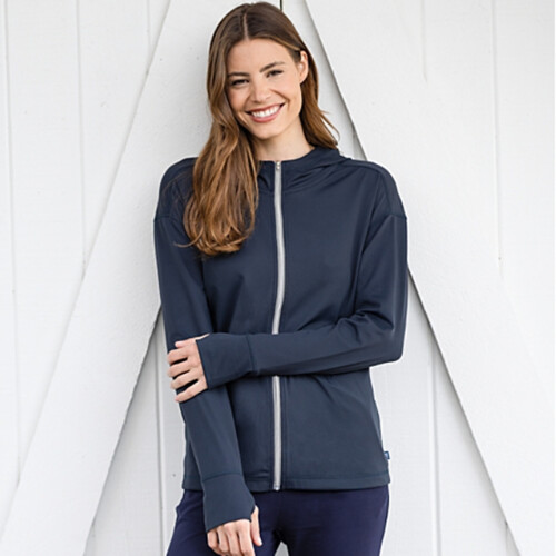 Cutter & Buck Cutter & Buck Daybreak Eco Recycled Womens Full Zip Hoodie LCK00168 Cutter & Buck Daybreak Eco Recycled Womens Full Zip Hoodie Thumbnail