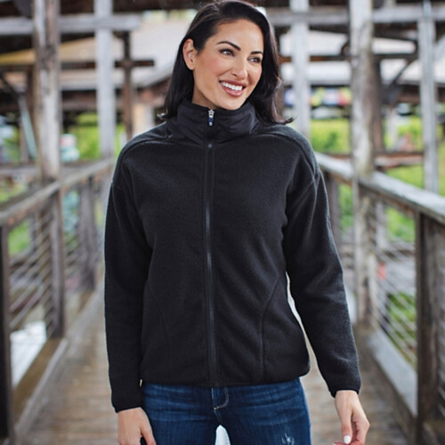 Cutter & Buck Cutter & Buck Cascade Eco Sherpa Womens Fleece Jacket LCO00055 Cutter & Buck Cascade Eco Sherpa Womens Fleece Jacket Thumbnail