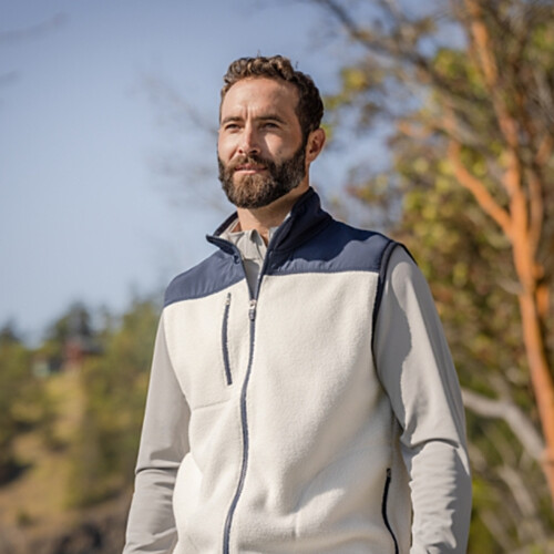Cutter & Buck Cutter & Buck Cascade Eco Sherpa Fleece Mens Vest MCO00084 Cutter & Buck Cascade Eco Sherpa Fleece Mens Vest Thumbnail