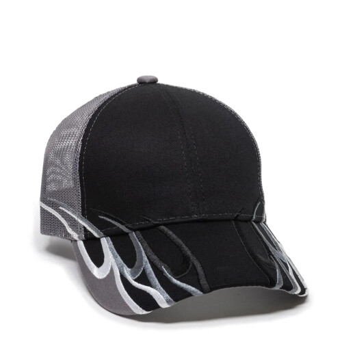 Outdoor Cap Racing W/Embroidered Wave Mesh Back WAV-605M Racing W/Embroidered Wave Mesh Back Thumbnail