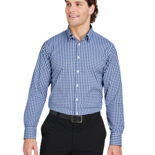 Devon & Jones CrownLux Performance® Men's Gingham Shirt DG536 CrownLux Performance® Men's Gingham Shirt Thumbnail