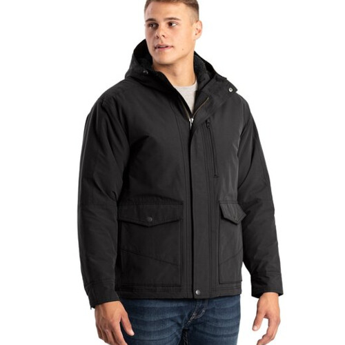 Men's Highland Quilt-Lined Micro-Duck Hooded Jacket Thumbnail