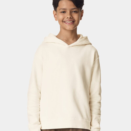 Youth Garment-Dyed Lightweight Fleece Hooded Sweatshirt Thumbnail