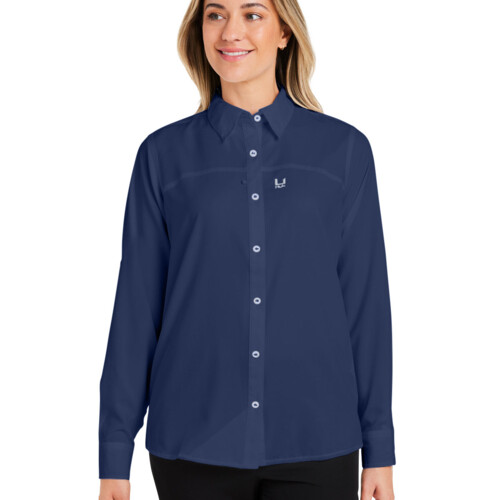 HUK Ladies' Tide Point Long Sleeve Shirt H615006 Ladies' Tide Point Long Sleeve Shirt Thumbnail