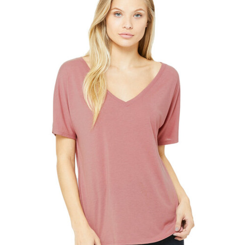 Bella + Canvas Ladies' Slouchy V-Neck T-Shirt 8815 Ladies' Slouchy V-Neck T-Shirt Thumbnail