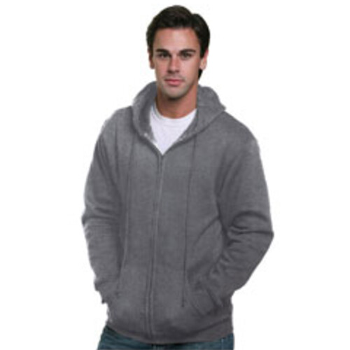 Adult USA Made Full-Zip Heavyweight Hooded Sweatshirt Thumbnail