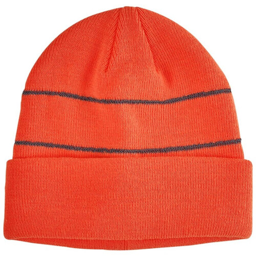 Big Accessories Reflective Cuffed Beanie BA535 Reflective Cuffed Beanie Thumbnail