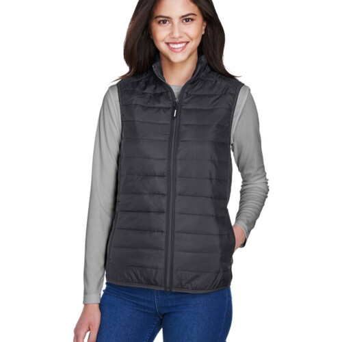 Core 365 Women's Prevail Packable Puffer Vest CE702W Women's Prevail Packable Puffer Vest Thumbnail