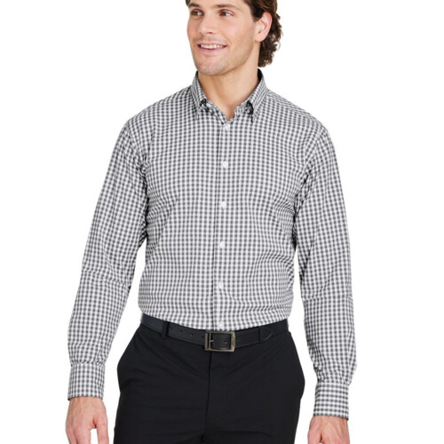 Devon & Jones Men's CrownLux Performance® Gingham Dress Shirt DG536 Men's CrownLux Performance® Gingham Dress Shirt Thumbnail