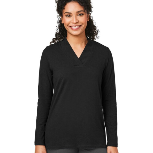 Devon & Jones Women's Raleigh Shawl Collar Knit Top DP121W Women's Raleigh Shawl Collar Knit Top Thumbnail