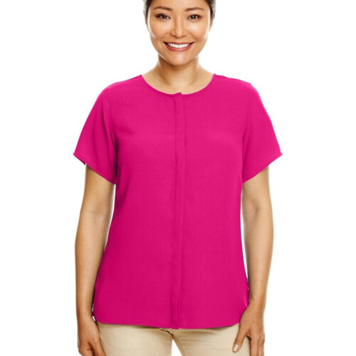 Devon & Jones Women's Perfect Fit™ Crepe Blouse DP612W Women's Perfect Fit™ Crepe Blouse Thumbnail
