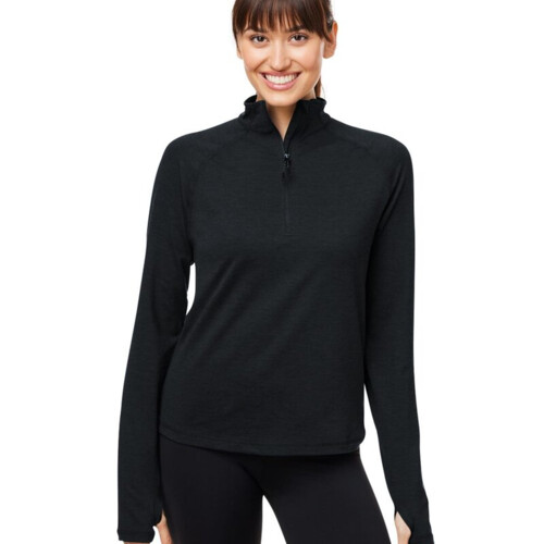 Glyder Women's Fairway Marbled Jersey Quarter-Zip Pullover PDP8023 Women's Fairway Marbled Jersey Quarter-Zip Pullover Thumbnail