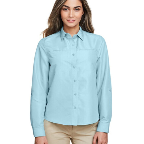 Harriton Women's Key West Performance Staff Shirt M580LW Women's Key West Performance Staff Shirt Thumbnail
