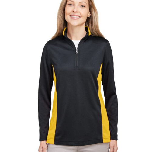 Harriton Women's Flash Snag Protection Plus IL Colorblock Quarter-Zip Pullover M786W Women's Flash Snag Protection Plus IL Colorblock Quarter-Zip Pullover Thumbnail