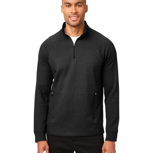 North End Men's Rhythm Waffle Quarter-Zip Pullover NE200 Men's Rhythm Waffle Quarter-Zip Pullover Thumbnail