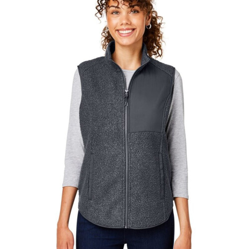 North End Women's Aura Sweater Fleece Vest NE714W Women's Aura Sweater Fleece Vest Thumbnail
