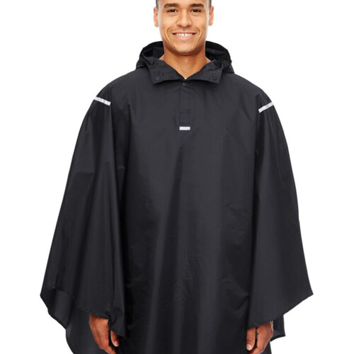 Team 365 Unisex Zone Protect Packable Poncho TT71 Unisex Zone Protect Packable Poncho Thumbnail