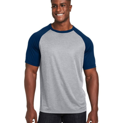 Team 365 Unisex Zone Colorblock Raglan T-Shirt TT62 Unisex Zone Colorblock Raglan T-Shirt Thumbnail