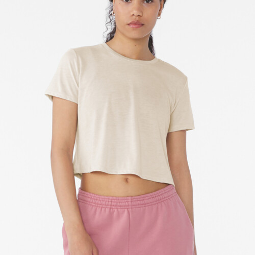 Bella + Canvas Women's Flowy Cropped Tee BC8882 Women's Flowy Cropped Tee Thumbnail