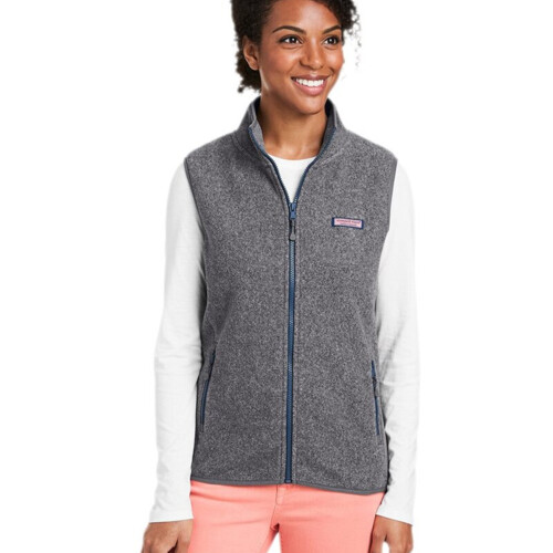 vineyard vines Women's Harbor Fleece Vest O001412 Women's Harbor Fleece Vest Thumbnail