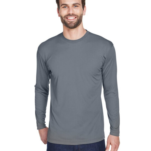 UltraClub Men's Cool & Dry Sport Long Sleeve Performance Interlock T-Shirt 8422 Men's Cool & Dry Sport Long Sleeve Performance Interlock T-Shirt Thumbnail