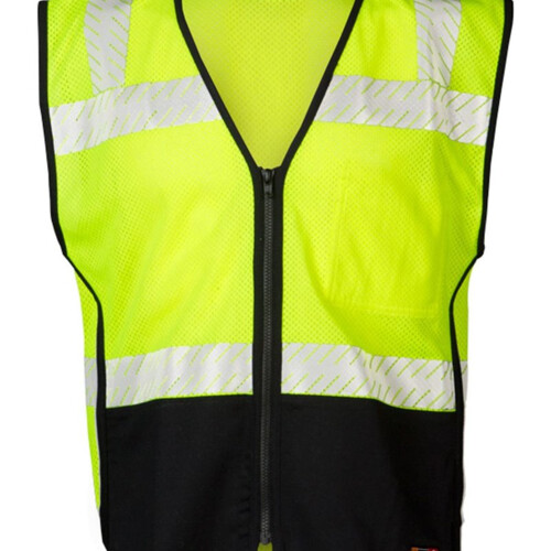 Unisex Premium Black Series® FR Black Bottom Mesh Vest Thumbnail