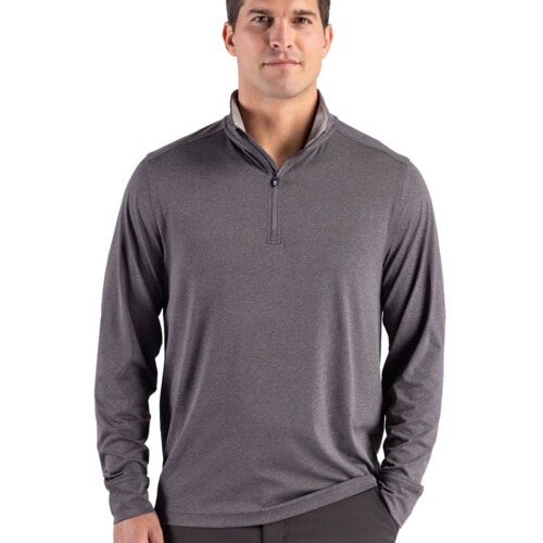 Cutter & Buck Forge Recycled Four-Way Stretch Mens Quarter Zip Pullover Thumbnail