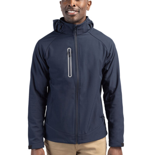 Clique Milford Waterproof Softshell Full Zip Hooded Mens Jacket Thumbnail
